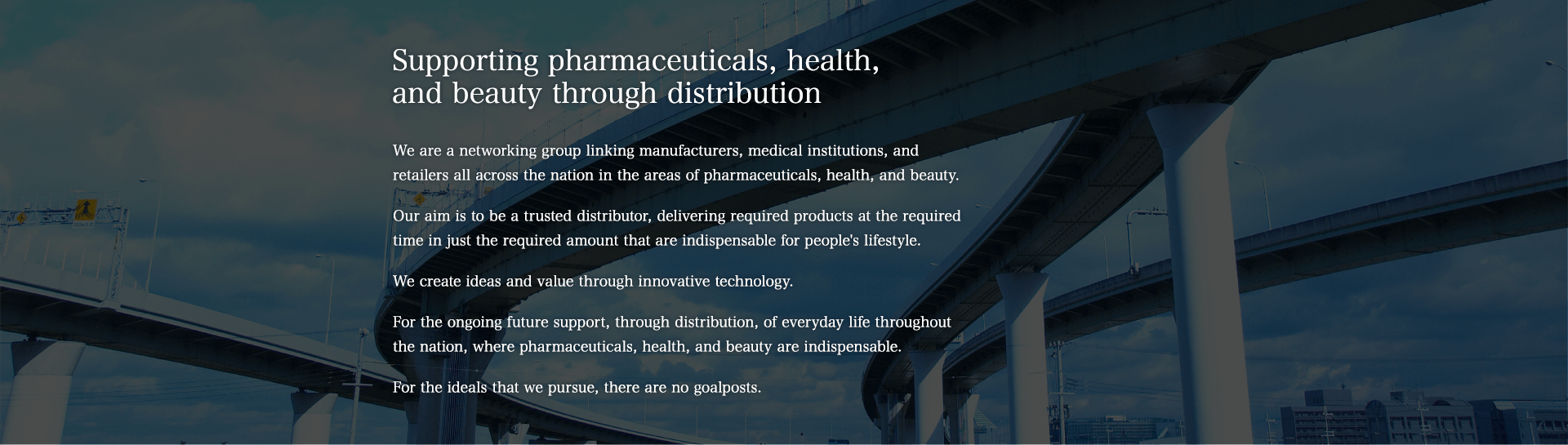 Supporting pharmaceuticals, health, and beauty through distribution