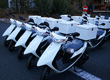 Emergency motor scooters