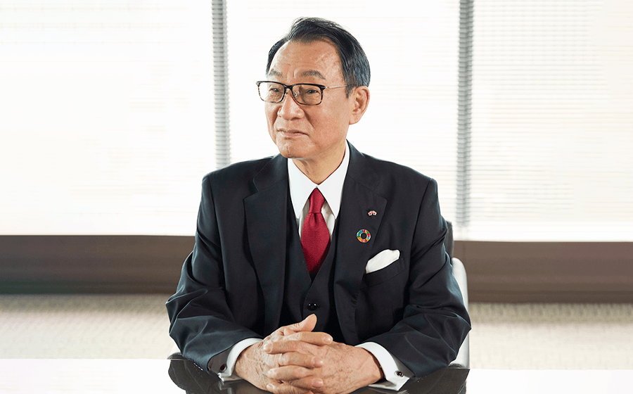 写真：株式会社メディパルホールディングス 代表取締役社長 渡辺 秀一