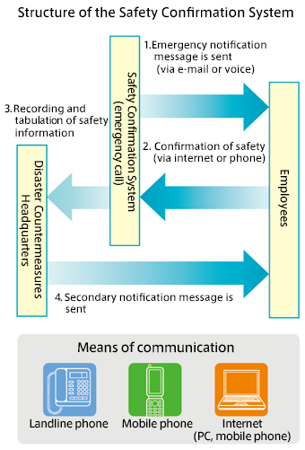 Structure of the Safety Confirmation System
